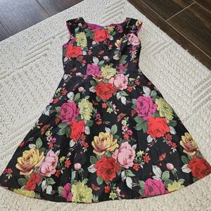 TED BAKER GIRL'S SZ 8 FLORAL DRESS